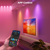 Plafonnier encastré LED RGB WiFi intelligent, contrôle par application, pour chambre à coucher et salon