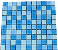 Mosaico de cristal para piscina Azulejos de pared para exteriores Mosaico de piscina