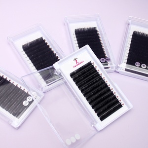 Extensions de cils auto-éventailantes TSINGZZU Easy Fan 0.07-D pour 20mm, volume <span class=keywords><strong>russe</strong></span> professionnel, en soie semi-faites à la main - Product Image 4