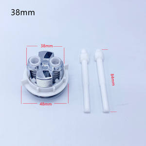 Siège de toilette à double bouton avec réservoir d'eau et interrupteur de chasse d'eau, design accroupi, accessoire, boutons ronds - Product Image 5