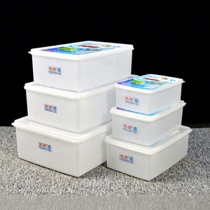现代食品级 PP 塑料厨房储物盒，带盖，环保且可冷冻，适合露营和烧烤（注塑成型） - Product Image 1