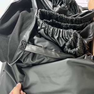 Housse de voiture imperméable Senman en PU enduit 4 mil, brillante, pour extérieur, avec protection UV, protection contre tous les temps, ajustement universel - Product Image 6