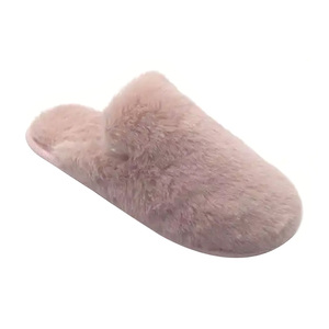 Femmes classique doux floue sans lacet Teddy pantoufles corail polaire doublure confortable mousse à mémoire de forme intérieur maison chaussures - Product Image 4