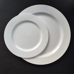 50 <span class=keywords><strong>assiettes</strong></span> à dîner élégantes, rigides et blanches, et 50 <span class=keywords><strong>assiettes</strong></span> à dessert sans BPA, ensemble d'<span class=keywords><strong>assiettes</strong></span> en plastique pour mariage, fête, restaurant - Product Image 6