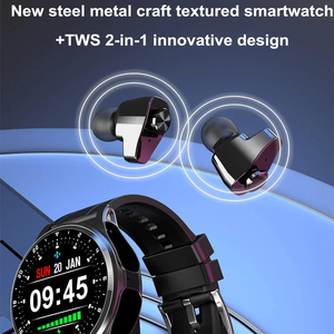 Reloj inteligente Eraysun con auriculares para hombres y mujeres 2 en 1 inalámbrico Tws auricular llamada tiempo ritmo cardíaco reloj inteligente de moda - Product Image 4