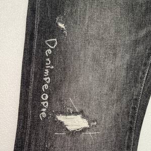 Alta calidad Mud Dye Distressed Selvedge <span class=keywords><strong>Jeans</strong></span> lavados para hombres Estilo casual Straight Fit Hombres Ripped <span class=keywords><strong>Jeans</strong></span> - Product Image 4