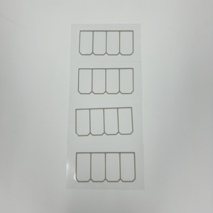<span class=keywords><strong>TEMPEST</strong></span> Maßgefertigte Geformte Rechteckige Silberbeschichtete Glasgefüllte Leitfähige Silikon-Stanzdichtungen Abschirmungs- und Dichtungsmasse - Product Image 1