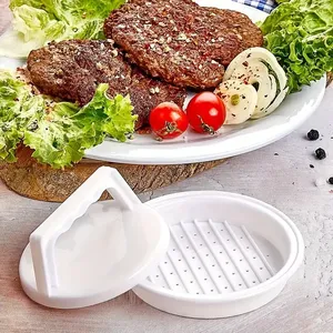 1 Presse à Hamburger en Plastique PP Écologique Antiadhésive pour Grillades BBQ, Moule à Galettes de Viande, Outil de Cuisine - Product Image 5