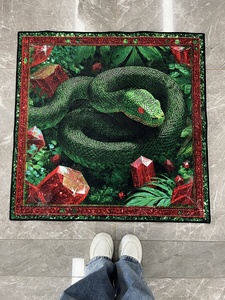 <span class=keywords><strong>Tapis</strong></span> de sol personnalisés de style américain, antidérapants, pour enfants, fabriqués à la machine, écologiques, lavables, avec logo personnalisé - Product Image 2