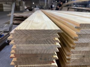 Stock Available Wood Mouldings Wood Pine Mouldings White Primed Radiata Pine Wood Nickel <b>Gap</b> Shiplap - Product Image 4