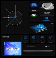 CHUWI MiniBook X N150 10.51 pouces ordinateur portable tablette 2 en 1 Intel FHD IPS écran 16GB LPDDR5 512G SSD Win11 ordinateur portable 1200*1920