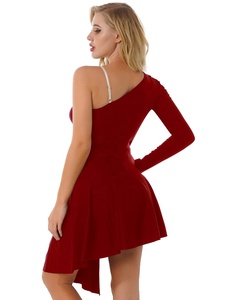 Vestidos de Baile para Mujer, Ropa de Práctica de Danza, Vestidos para Clases, Actuaciones, Competencias, Baile de Salón - Product Image 3