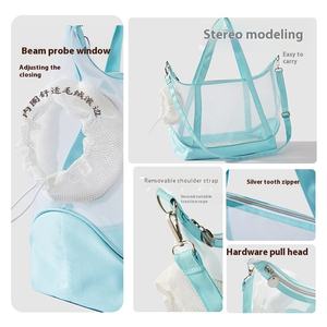 Özel 2025 moda seyahat Trendy el naylon benzersiz kedi köpek evcil hayvan taşıyıcı Tote çanta - Product Image 4