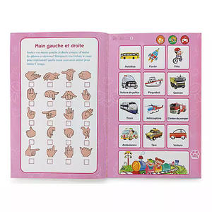 Libro Educativo de Juguete <span class=keywords><strong>para</strong></span> Niños, Libro Eléctrico, Máquina de Aprendizaje de Educación Temprana, Libro de Audio, Aprendizaje de Inglés y Francés - Product Image 2