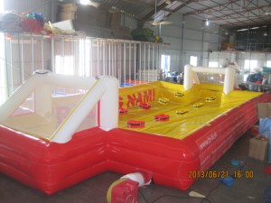 Terrain de football gonflable pour location commerciale en extérieur lors de fêtes - Product Image 5