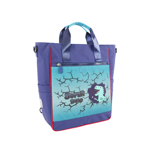 Sac à bandoulière imprimé dinosaure pour garçons, sac à dos scolaire unique et imperméable, sac fourre-tout 3-en-1 multifonction pour étudiants - Product Image 1