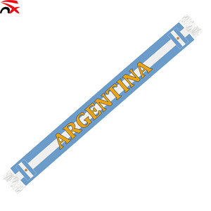 Promoción 2026 Bufanda <span class=keywords><strong>Argentina</strong></span> Barata Personalizable con Banderas Nacionales para Partidos de Fútbol, Regalos Promocionales Deportivos - Product Image 2