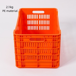 पुनर्नवीनीकरण फल और सब्जी शिपिंग टोकरी हवादार भंडारण टोकरी लॉजिस्टिक फसल मेश मूविंग क्रेट्स - Product Image 2