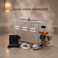 Générateur de vapeur pour sauna de qualité commerciale, système de contrôle intelligent électrique moderne, panneau de commande informatisé, salle de vapeur facile à utiliser