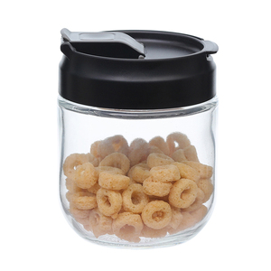 Thủy Tinh Lưu Trữ <span class=keywords><strong>Jar</strong></span> Với Đôi Mở Cho Thực Phẩm Kín Nắp Nhựa Mạnh Mẽ Rõ Ràng Phòng Ăn Nhà Bếp 350Ml 800Ml Màu Đen Màu Xanh Lá Cây Màu Xanh Lá Cây - Product Image 4