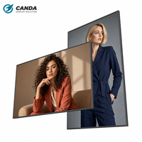 Écran publicitaire LCD mural VESA anti-reflet 4K Ultra HD avec écran tactile Android de 24, 32, 43, 49, 55 et 65 pouces