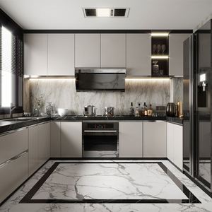 SANTOPOVA Modern Complete <b>Laundry</b> Kichen Cabinet Design - Product Image 2