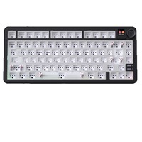 Keyboard Mekanik 101-Tombol DK75PRO Black Cherry Switch Grosir Siap Kirim, PS/2 untuk Layar Tiga Mode