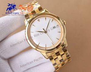 Reloj de Mujer de Acero Inoxidable Clásico de Alta Calidad, Nuevo Diseño de Lujo con Fase Lunar, Resistente al Agua, Correa de Cuero de 22 mm para Mujeres Maduras - Product Image 3