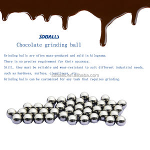 SDBALLS Aisi estándar grado alimenticio sólido SS304 <span class=keywords><strong>SS316</strong></span> 6mm-12,7mm bolas de acero inoxidable para moler chocolate - Product Image 2