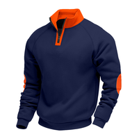 Sweat-shirt personnalisé OEM ODM pour homme, style pull-over, veste de loisirs pour l'extérieur, hauts de sport confortables pour l'entraînement