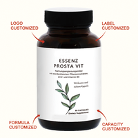 Capsules pour la prostate pour hommes, marque privée OEM, avec du palmier nain, du zinc et de la vitamine B6 pour le bien-être urinaire et le confort quotidien, 60 capsules