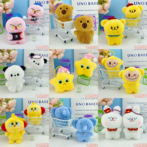 Nhà Máy Bán Buôn 4Inch Phim Hoạt Hình Ngỗng Trắng Zoo Bền Thú Nhồi Bông Động Vật Sang Trọng <span class=keywords><strong>Keychain</strong></span> Plushie Mặt Dây Chuyền Mềm Cho Trẻ Em Quà Tặng - Product Image 3