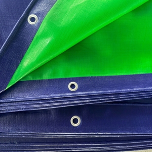 Bâche en PEHD imperméable de Chine, 200gsm 220gsm, bleue et verte, pour couverture de terrain de tennis - Product Image 1