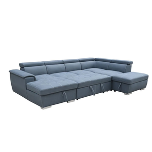 <span class=keywords><strong>Canapé</strong></span> d'angle modulable en L avec rangement et lit escamotable, appuie-têtes réglables <span class=keywords><strong>pour</strong></span> intérieurs résidentiels OEM/ODM - Product Image 3