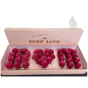 stock luxury rectangle gift boxes with lid roses flower boxes for mom Mother's Day flower packaging box