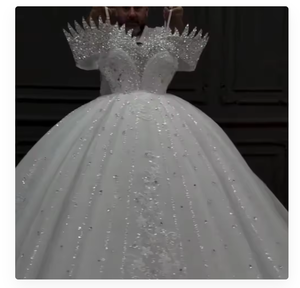 Robes de mariée de haute qualité, coupe princesse, personnalisables, robe de mariée de luxe, robe de mariée princesse, robes de mariée princesse - Product Image 1
