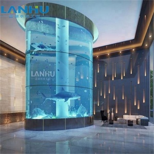 מפעל מחיר יצוק אקריליק גיליון גדול אקריליק צילינדר אקווריום דגי טנק - Product Image 4