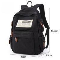 Sac à dos scolaire en nylon léger de grande capacité à la mode pour filles imperméable avec doublure en polyester pour les étudiants