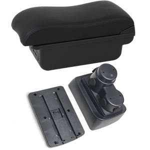 Vtear ABS pour Renault <span class=keywords><strong>Duster</strong></span> 2010-2022 avant voiture style accoudoir boîte de rangement USB porte-gobelet avec accessoires intérieurs - Product Image 2