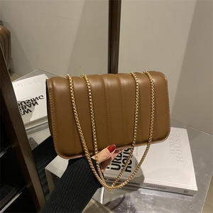 New Fashion Women's Handbag Checkered Pu Leather Women's Shoulder Bag - Product Image 6