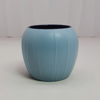 Pot à bougie en céramique côtelée mate, couleur unie, forme baril, 238 ml, moderne, pour aromathérapie, décoration intérieure, Noël, écologique