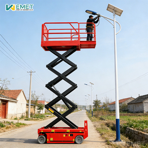 Plateforme élévatrice à ciseaux électrique mobile EN280 à prix avantageux, plateforme élévatrice hydraulique autopropulsée avec certification CE - Product Image 4