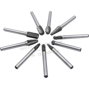 DL Chất lượng cao 10-Piece Tungsten Carbide Rotary Burr Set Tùy chỉnh hình dạng cây mài công cụ phần OEM hỗ trợ - Product Image 4