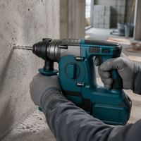 Marteau perforateur rotatif sans fil 21V SDS-Plus, perceuse à percussion au lithium pour béton et maçonnerie