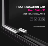 Avrupa Tasarım Özel Yapım Ses Geçirmez Isı Yalıtımlı Enerji Tasarruflu Alüminyum Camlı Tilt Turn Salıncak Kanatlı Daire Kapısı