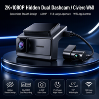 Nouvelle Caméra de Tableau de Bord Double Objectif 2026 pour Voiture, Enregistreur DVR 24h/24 HD 2K 1080P, Caméra de Tableau de Bord Double Objectif WiFi Boîte Noire