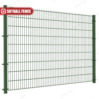 Clôture métallique 868 galvanisée soudée à double clôture de sécurité pour jardin et terrain de sport
