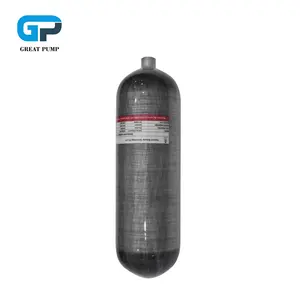 Tanques de aire comprimido de Paintball GP, fibra de carbono de alta presión, 6,8l, 4500psi, 300bar