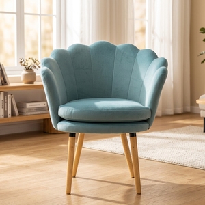 Sedia da Ufficio Semplice VANBOW per Camera da Letto, Trucco, Manicure, Design, con Braccioli, <span class=keywords><strong>Poltrona</strong></span> Accent Vanity - Product Image 1
