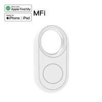 Traceur GPS GSM 4G portable pour enfants et animaux de compagnie, certifié Apple MFi, étanche IP67, en métal et plastique, anti-perte, compatible AirTag